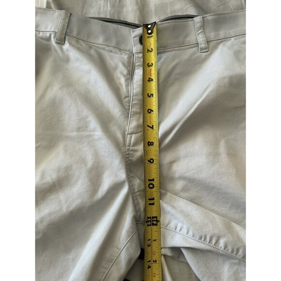 Nike Tour Golf Shorts Men's White Dri-Fit UV Gold Chino Classic Slash Pockets 36 - Picture 5 of 8